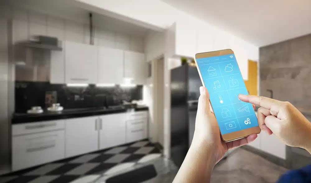 A smart home system has several components.