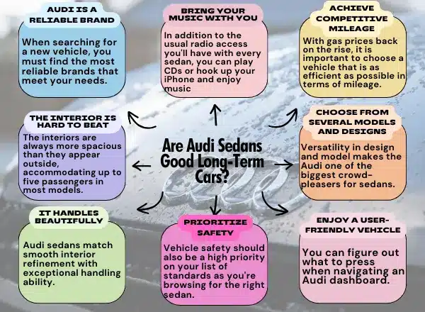 Audi sedans offer a handful of benefits