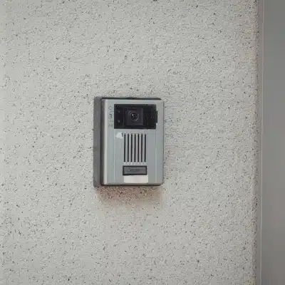 wireless home intercom systems wall-mounted outdoor unit with camera and speaker supports front door communication